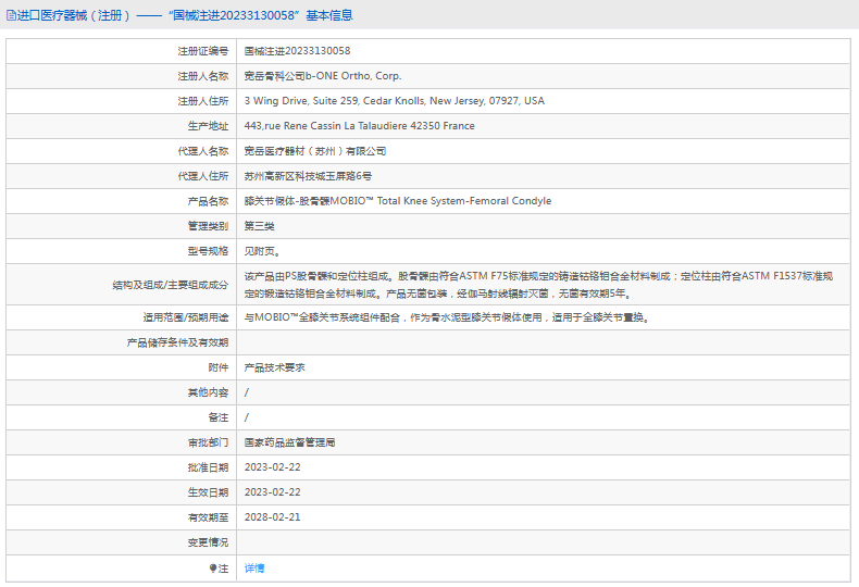 膝關節假體-股骨髁MOBIO? Total Knee System-Femoral Condyle1.png